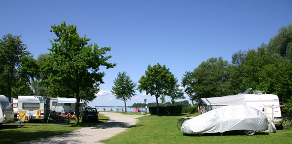 Stellplatz A370, © Chiemsee Camping